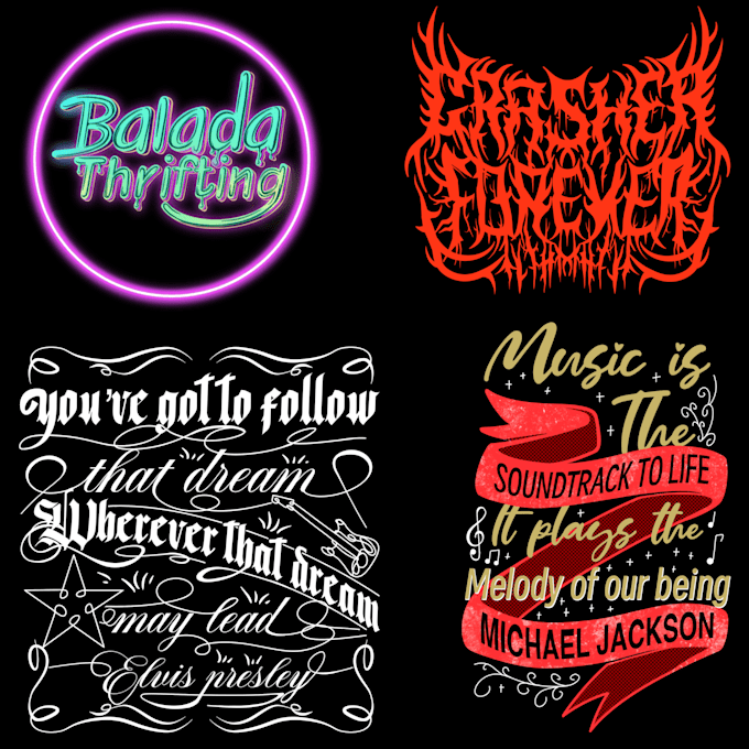 make typography costume freestyle