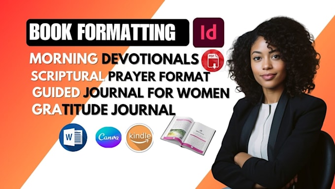 format canva book cover design prayer book devotional or journal for amazon KDP