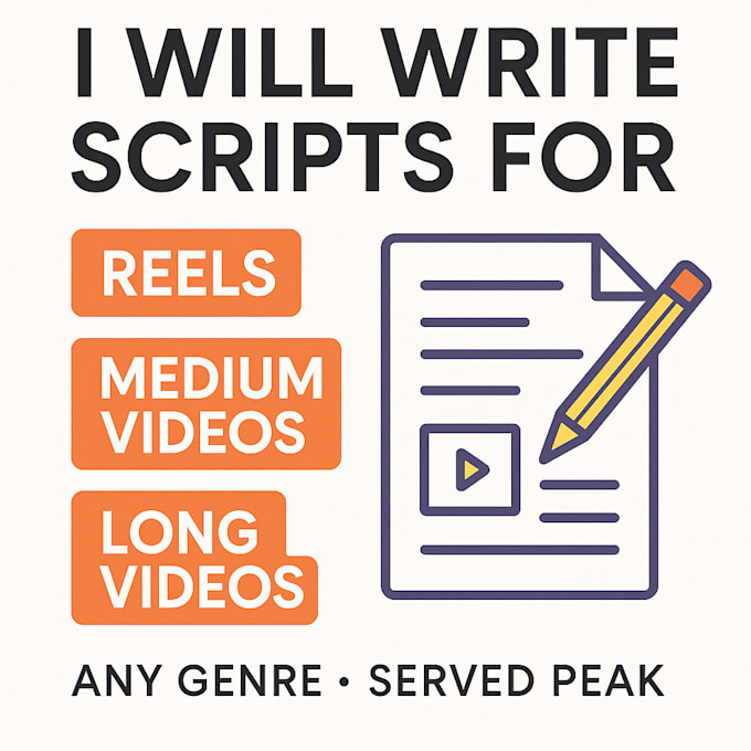 Script your next viral video or reel by R_k_pramanik | Fiverr