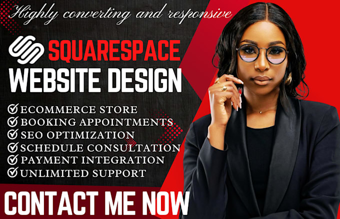 build squarespace website, design or redesign squarespace, website development