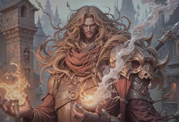 make a dnd character art and oc character