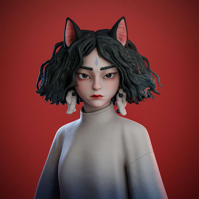 make 3d characters for your game