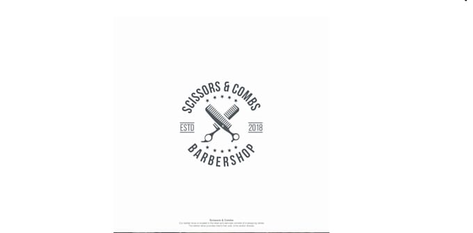 do outstanding barber shop logo