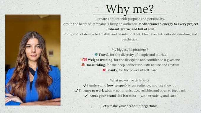 create ugc videos in italian