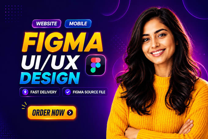 do figma website landing page design, website ui ux design