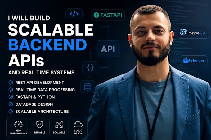 build fastapi rest API, ai backend and API integrations