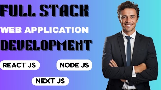 build website full stack developer web application website design html react js
