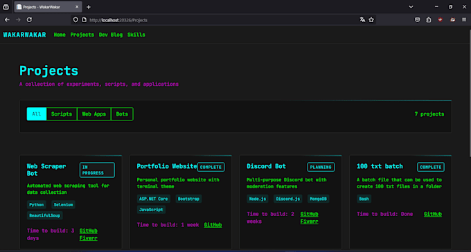 create a real website for you with code