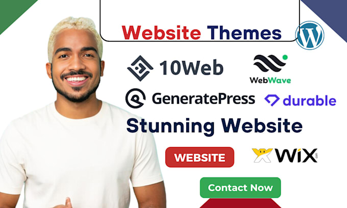 design 10web website agency website generatepress pro website durable ai website