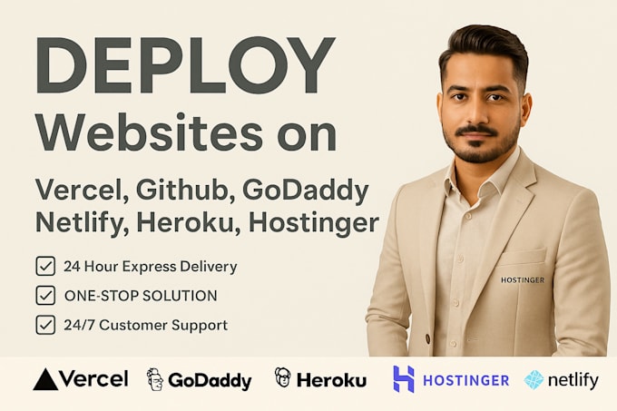 deploy your nextjs website to netlify, vercel, and github