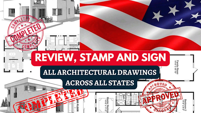 Draw stamp architectural plan engineering drawing floor plan mep for ...