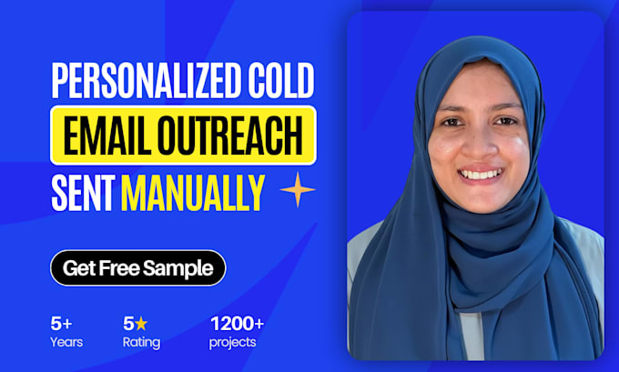 do personalized b2b cold email outreach and manually send emails