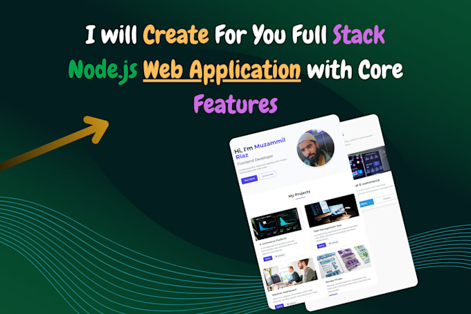Build for you full stack web application using nodejs ,html,css ...