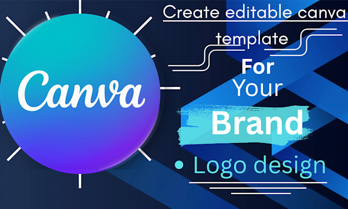 create logo desigh with canva template
