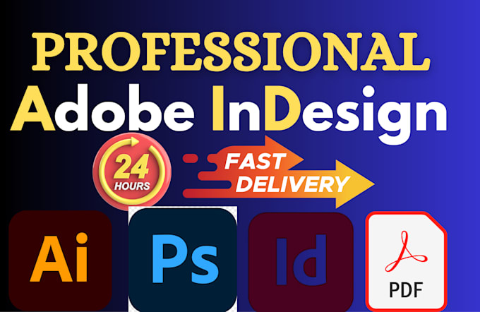 design professional layouts using adobe indesign for print and digital project