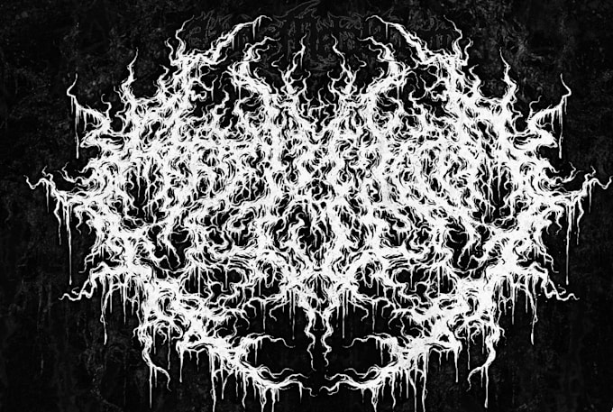 death metal, deathcore, metalcore logo band merch