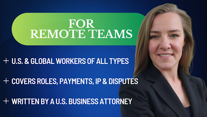draft legal agreements for remote teams as your business attorney