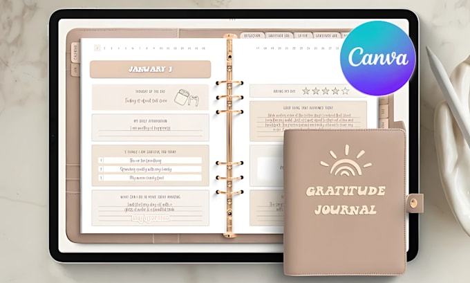 personalized gratitude journal homeschool planner faith and self care journal
