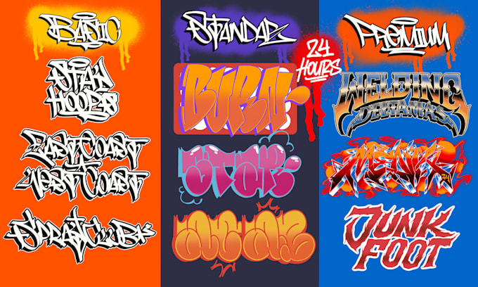 design logo type or graffiti style custom for your brand