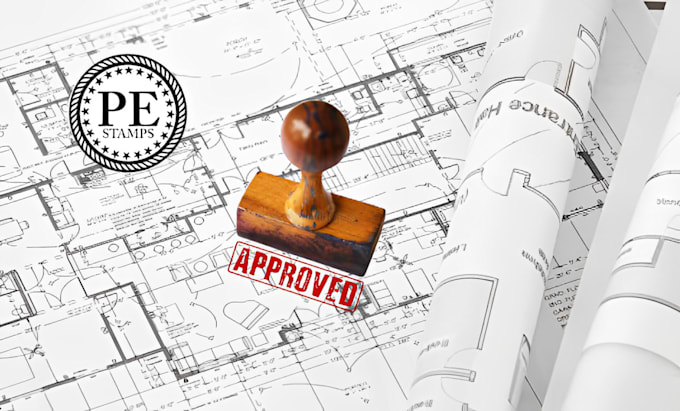 Licensed architect structural engineering pe stamp in illinois new york ...