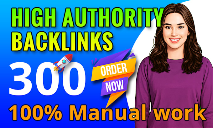 300 high authority profiles link SEO link building