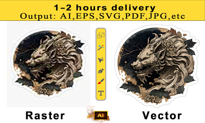 convert raster to vector with fast delivery