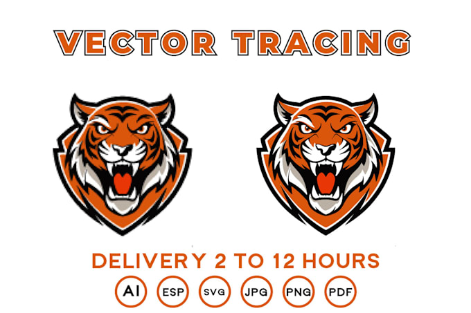 vector tracing and convert logo to vector