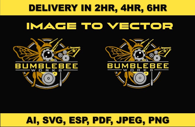 vector tracing and convert logo to vector