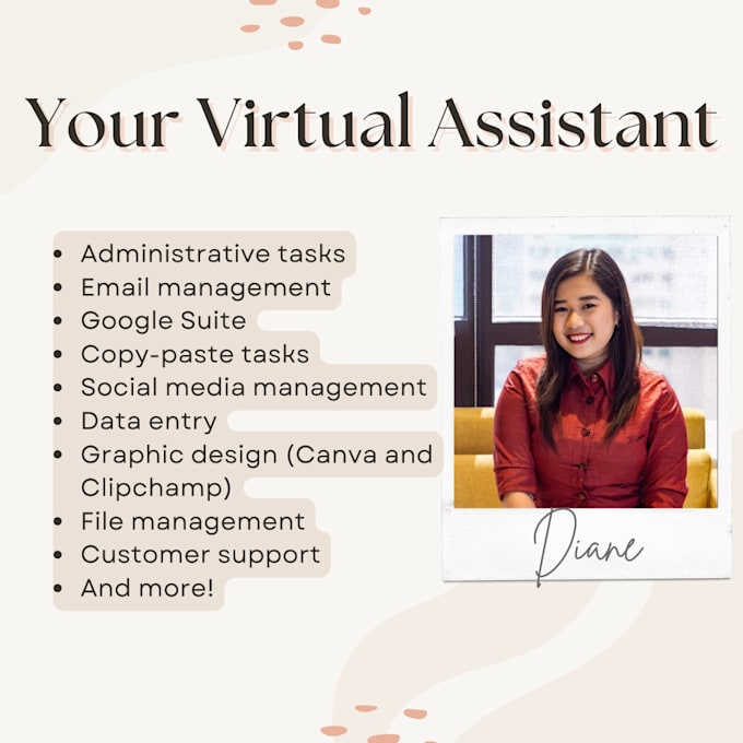 be your reliable admin assistant and long term partner