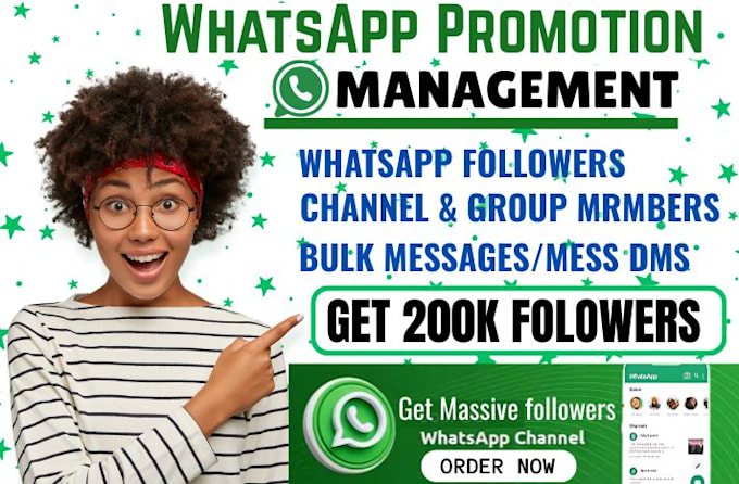 promote and grow whatsapp followers, reach 200k members, whatsapp bulk message