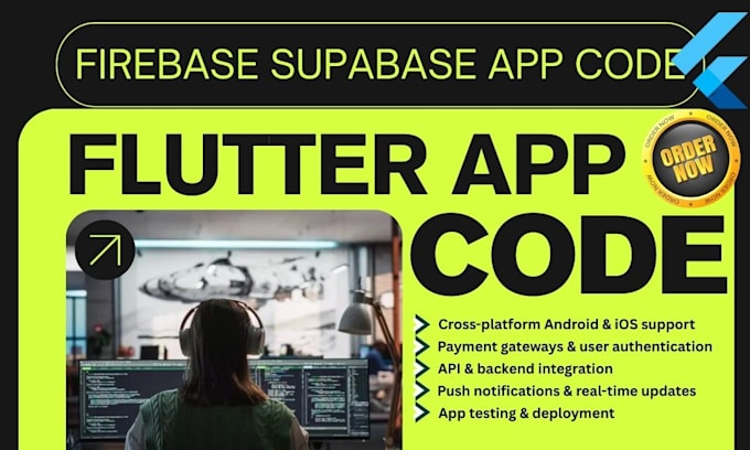 develop flutter app with firebase supabase stripe payment user admin dashboard