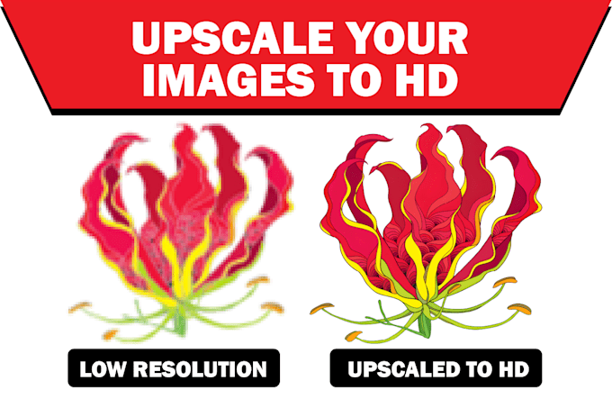 upscale your artwork, fix flaws, and increase image resolution to HD