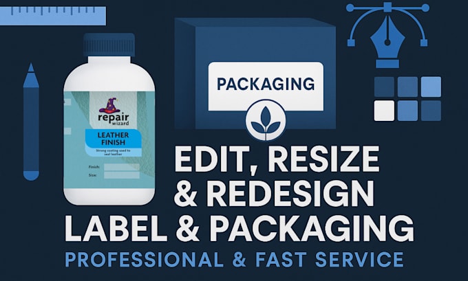 Redesign, update, or fix your product label packaging design by ...