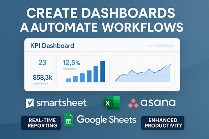 create dashboard smartsheet, excel asana google sheets kpi