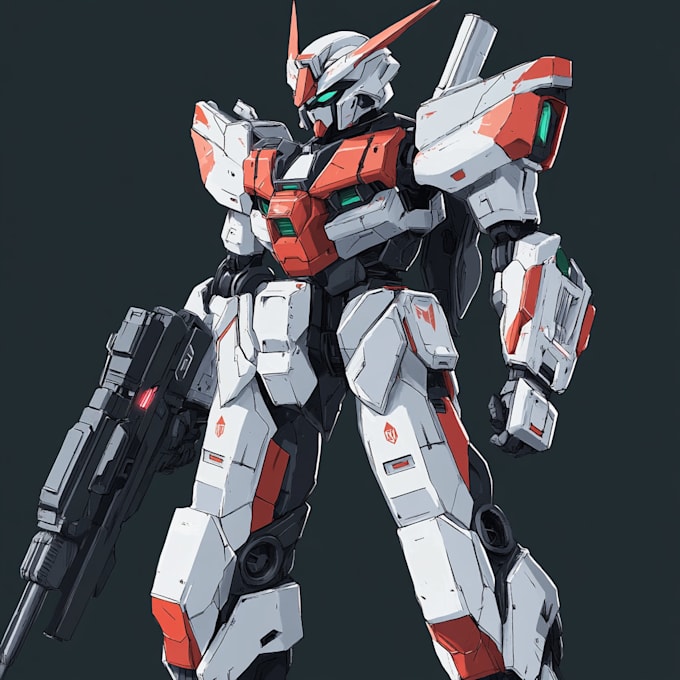 do your mecha robot fanart or original in digital artwork