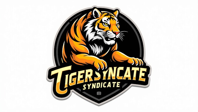 make different syndicate tiger mascot logo design with express delivery
