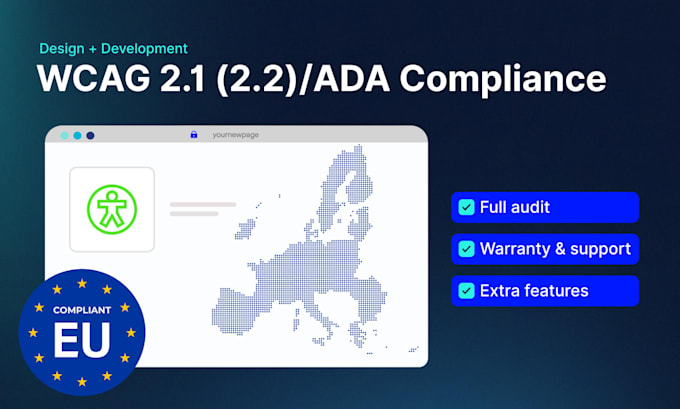make your website wcag 2 2 and ada compliant