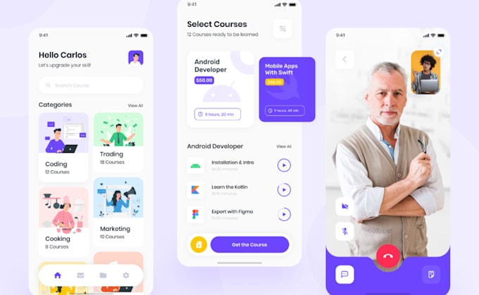 develop language learning app educational app translator app kid learning app
