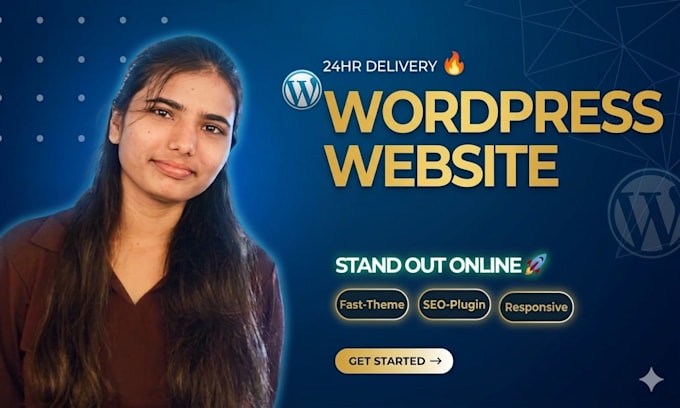 create a professional wordpress website and blog