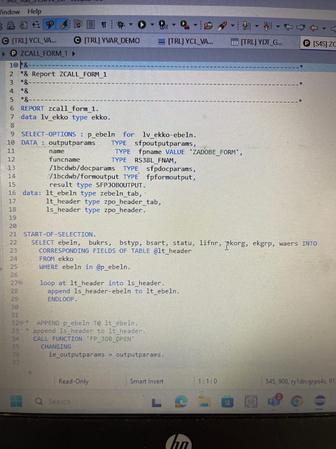 Develop and debug sap abap reports, forms, and enhancements by Varma_17 ...