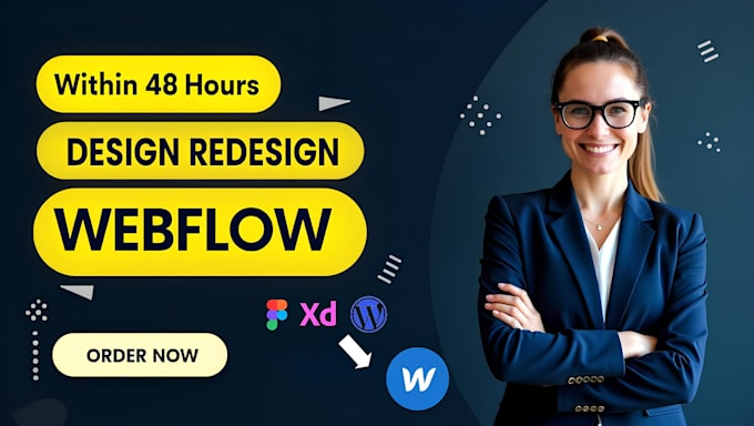 design and develop SEO friendly webflow website in 48 hours