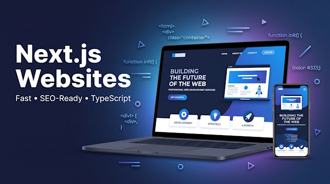 build a fast SEO friendly nextjs website with typescript
