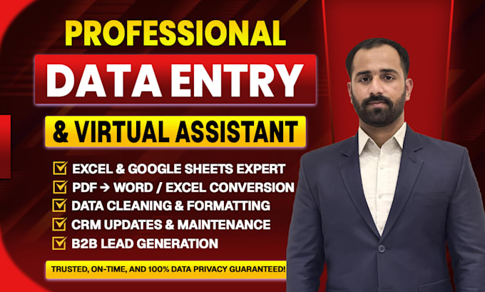 do clean error free data entry from pdfs, images and handwritten files