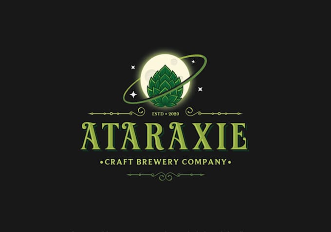create trendy brewery logo design