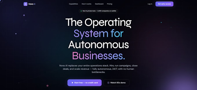 build a modern react website with tailwind CSS