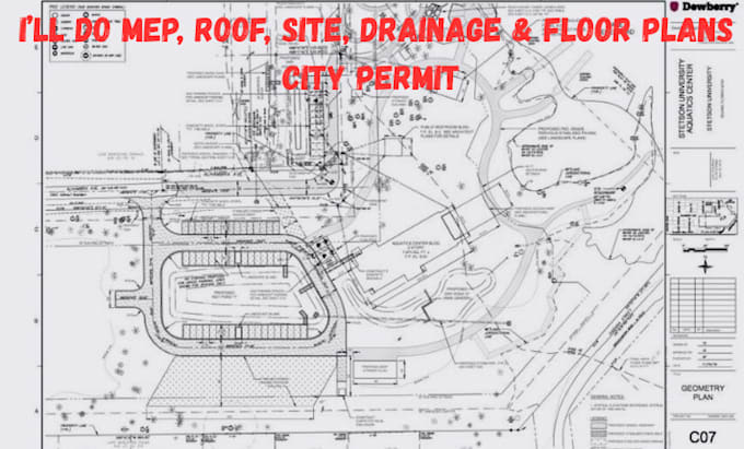 do mep drawings roof plan site plan and drainage plan floor plan city permits