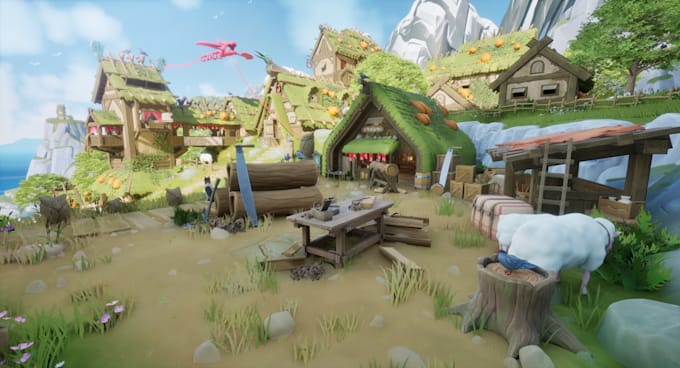 create game ready 3d environments stylized for unreal engine and unity