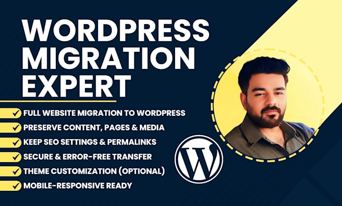 convert or migrate joomla, shopify, magento, drupal website to wordpress