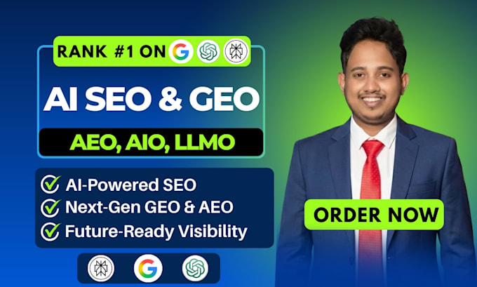 do ai SEO, aeo, GEO, llmo to rank your website on ai search engines