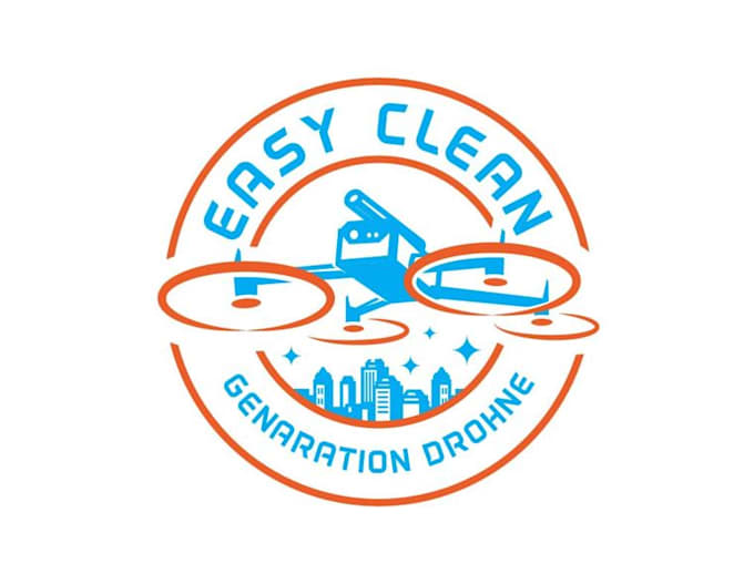 create modern professional drone logo design